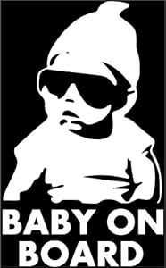 Download Amazon.com: Baby on Board Carlos Hangover funny car auto vinyl sticker decal USA SELLERS NEW ...
