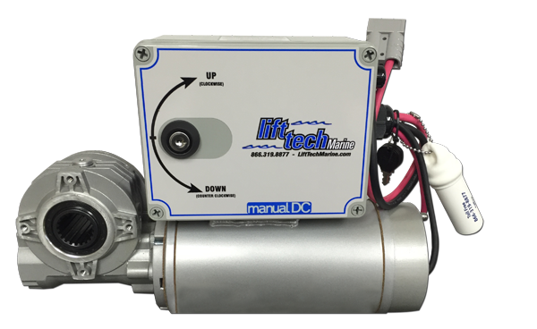 electric boat lift motor from lift tech marine and sold by