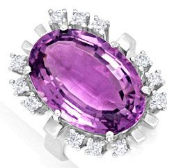 Originalfoto AMETHYST-BRILLANTRING WEISSGOLD, RIVER LUPENREIN 2.500€