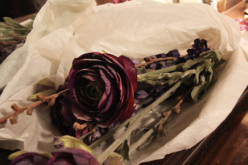 silk flowers