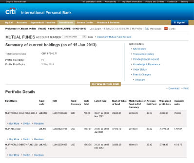 International Online Banking | Offshore Online Banking | Citi IPB