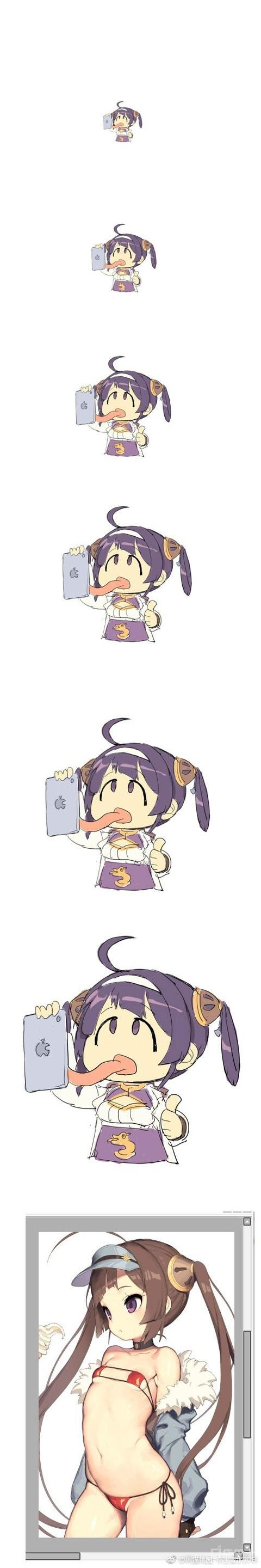 幼女控福利碧蓝航线平海泳装皮肤未和谐版
