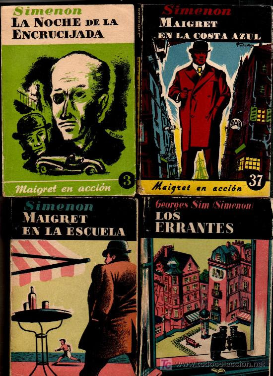 Resultado de imagen de GEORGE SIMENON portadas