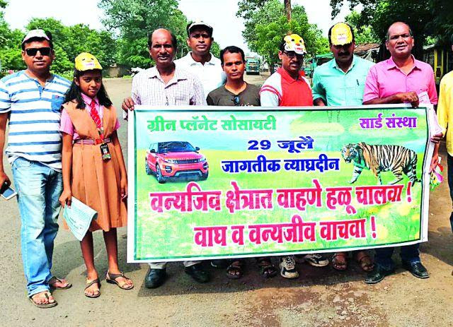 Environmental balance through tiger conservation | à¤µà¥à¤¯à¤¾à¤à¥à¤° à¤¸à¤à¤µà¤°à¥à¤§à¤¨à¤¾à¤¤à¥à¤¨ à¤ªà¤°à¥à¤¯à¤¾à¤µà¤°à¤£à¤¾à¤à¥ à¤¸à¤à¤¤à¥à¤²à¤¨