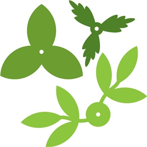 Download Silhouette Design Store - View Design #19071: flower leaves