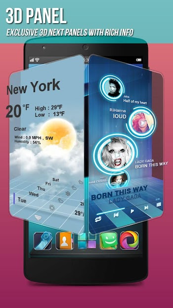  Next Launcher 3D Shell- screenshot 