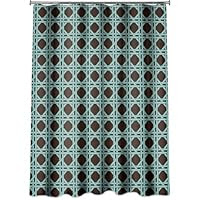Cane Peva Shower Curtain, Chestnut Brown