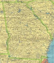 State of Georgia - Map
