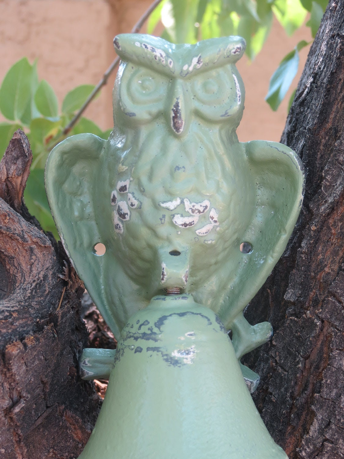 Cast Iron Owl Dinner Bell / Door Knocker / Owl by VeritasInspired