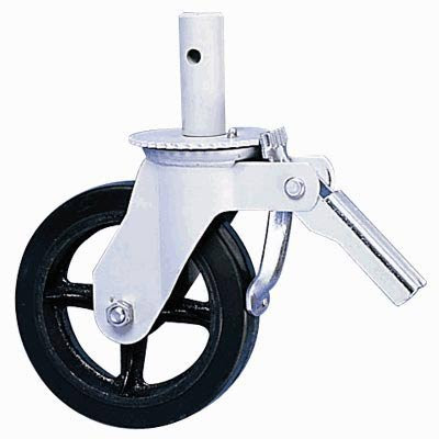 Northern Industrial Double-Brake Scaffold Caster - 10in., 500-Lb. Capacity
