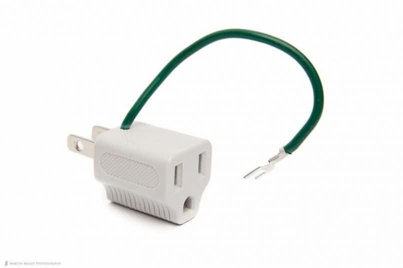 3 to 2 Pin Plug Adapter