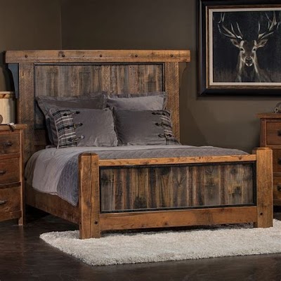Designing A Bedroom With A Barn Wood Bed Frame