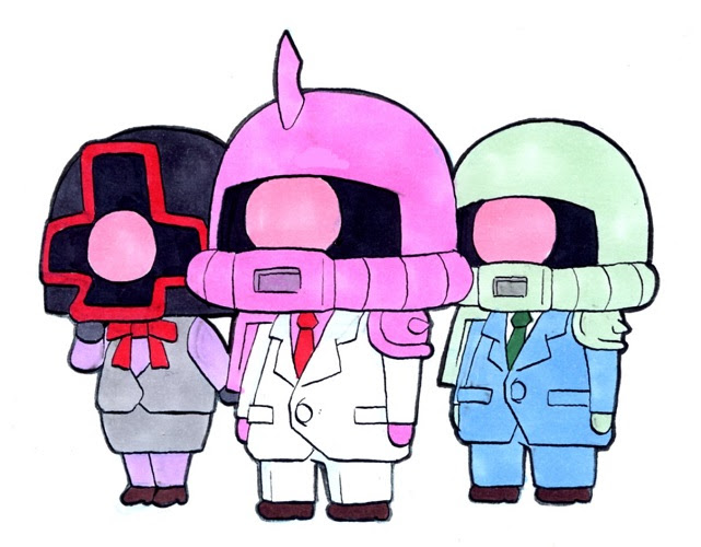 ブログをする山ビーバー ガチャポン Msスーツ 株 ジオン広告編