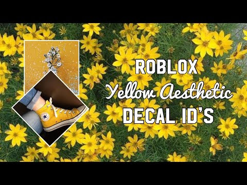 Roblox Yellow Aesthetic Decal Ids - aesthetic decal ids roblox aesthetic roblox