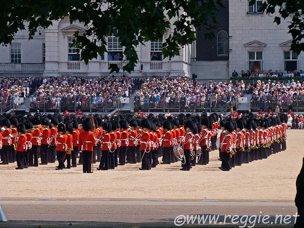 The Welsh Guards, Trooping the Colour in Horse Guards Parade
