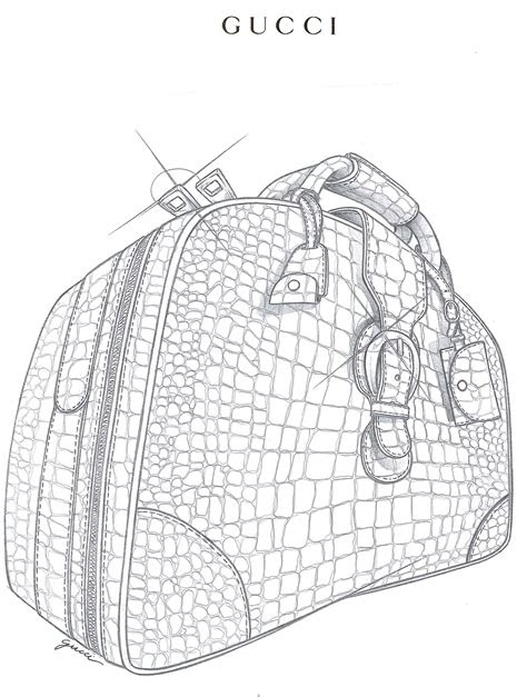 sketch gucci bag sketch handbags pinterest