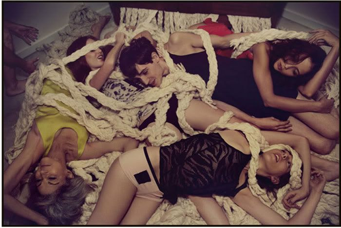 rope,braid,underwear,people