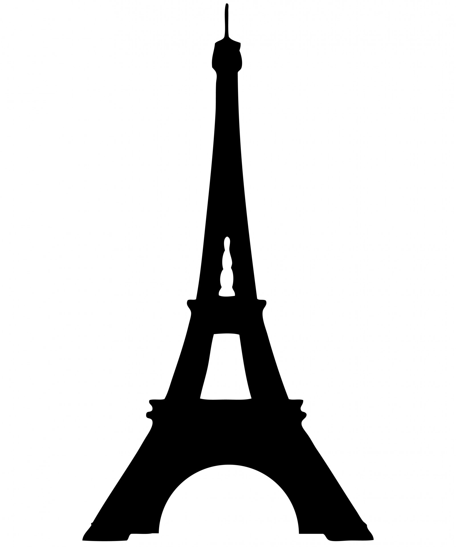 Download Eiffel Tower Silhouette Clipart Free Stock Photo - Public ...