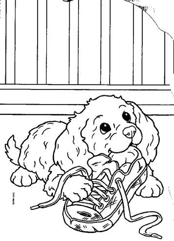 Kids N Fun 12 Kleurplaten Van Puppies