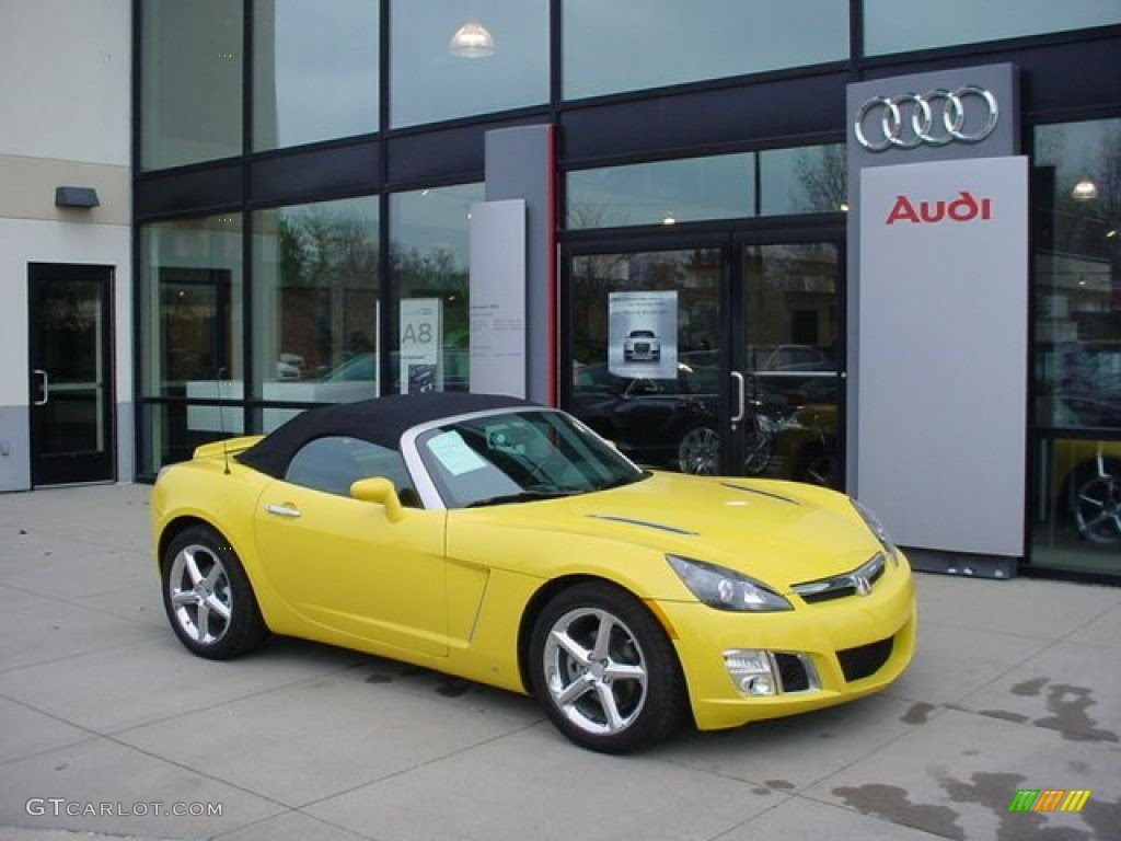 2009 sunburst yellow saturn sky red line roadster 56789341 gtcarlot com car color galleries gtcarlot com