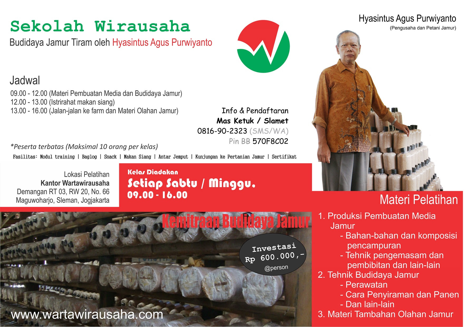 Peluang Usaha Budidaya Jamur Sistem Kemitraan