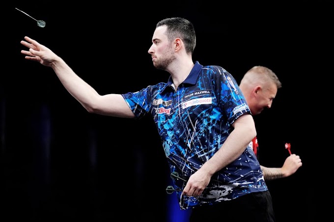 Luke Humphries 'chuffed to bits' as he enjoys emotional victory at US Darts Masters