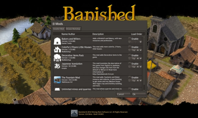 Banished Mod入れてみました Tanpokotanゲームブログ