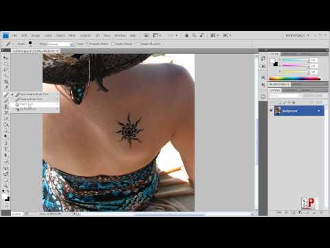 Photoshop CS4 - Removing Tattoo's Ever wondered how to remove a tattoo in
