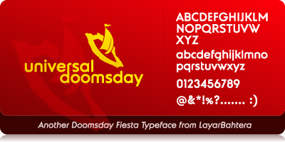 universal doomsday multi-purpose web 2.0 font typography logo branding