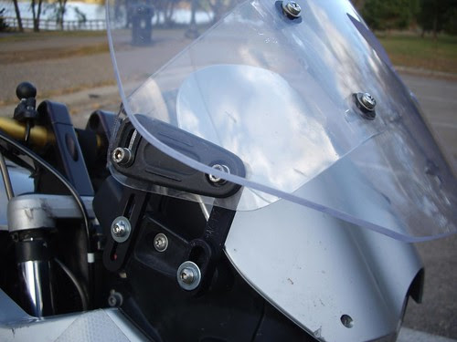 Cal Sci XL Windshield on GS