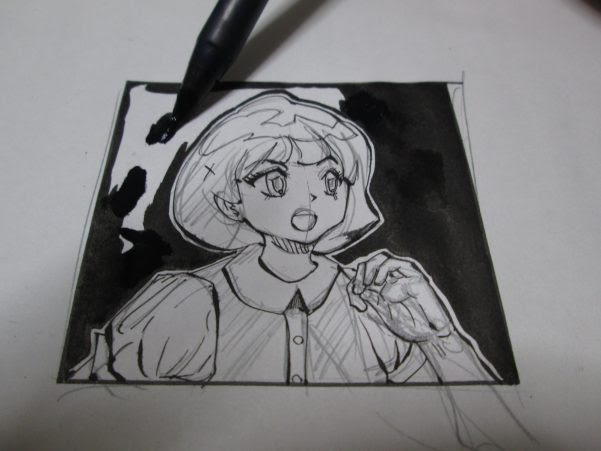 漫画制作でベタ塗りをするコツを紹介 手描きではみ出さないように塗るには 漫画アート芸術家