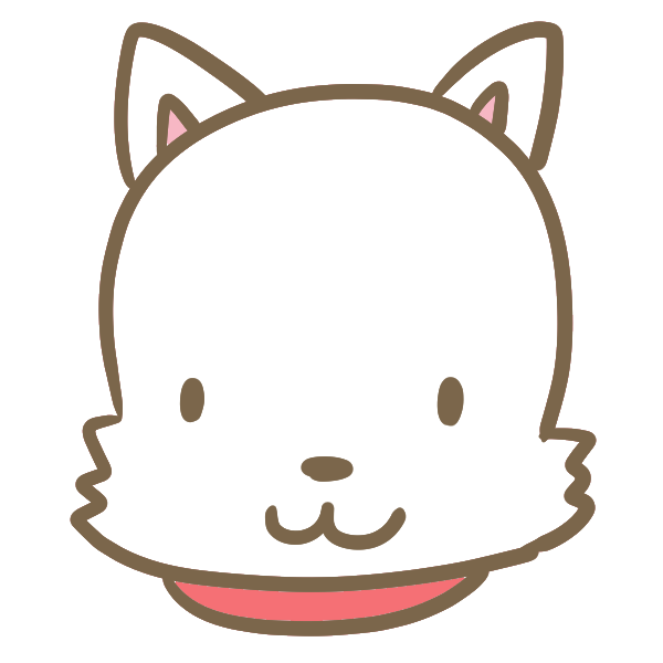 犬の顔 白 のイラスト かわいいフリー素材が無料のイラストレイン