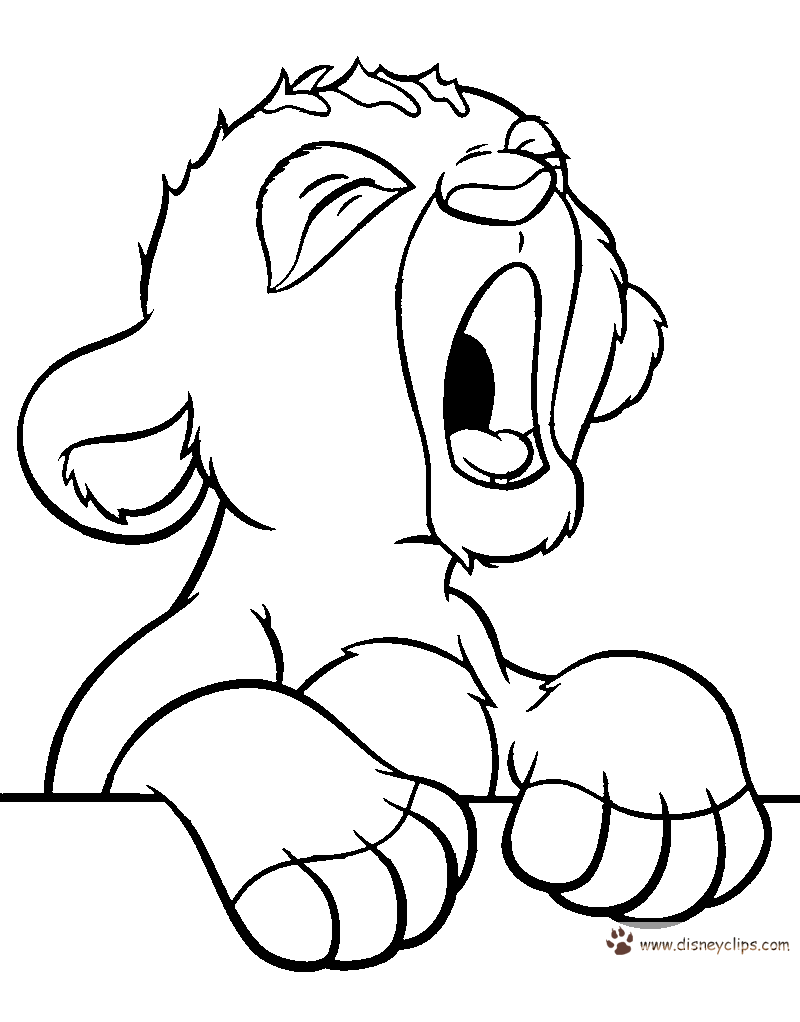 The Lion King Coloring Pages | Disneyclips.com