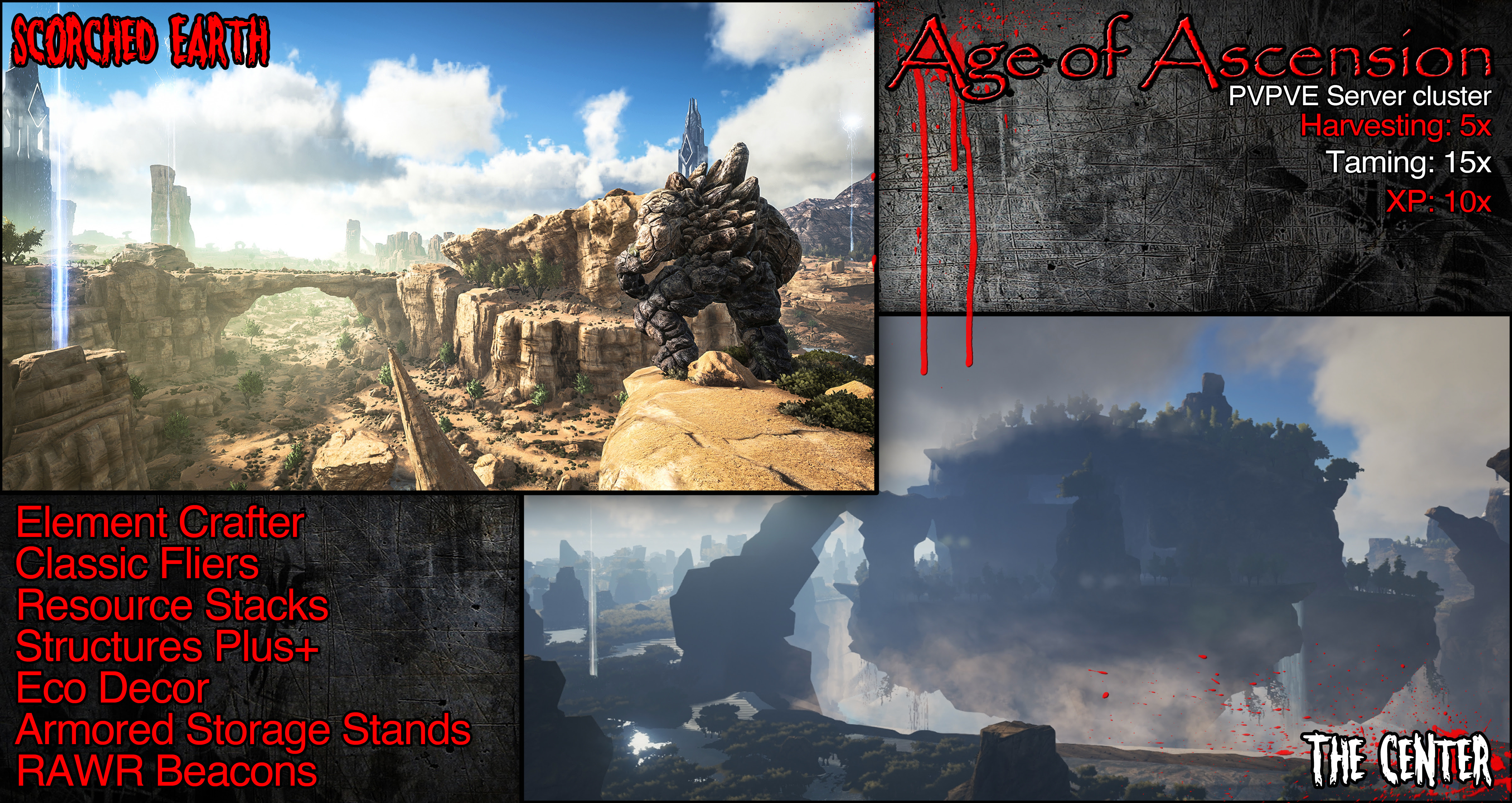 Dedicated Dedicated 24 7 Scorched Earth The Center Cluster Server Server Advertisements Ark Official Community Forums