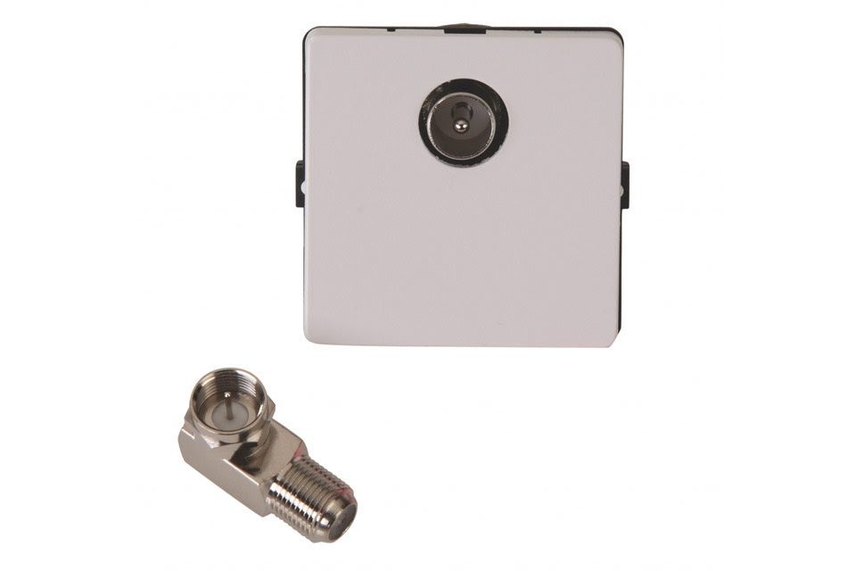 Triax TD201T antenna plug wall socket for TV