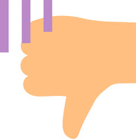 グッドとバッドの手 の画像素材 イラスト素材ならイメージナビ