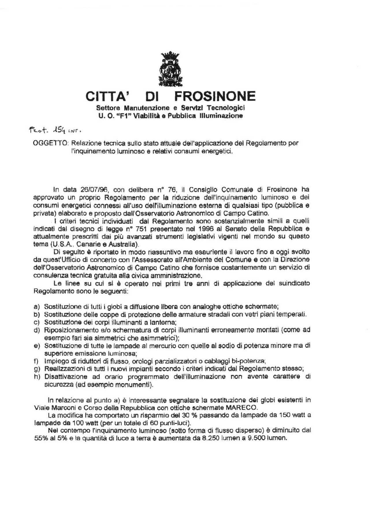 Linee guida su come Operare con i Comuni – CieloBuio