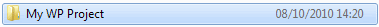The folder has been renamed