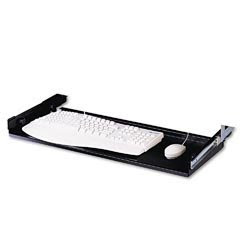 Mead-Hatcher Adjustable Steel Keyboard Drawer, Black (MAT32030)