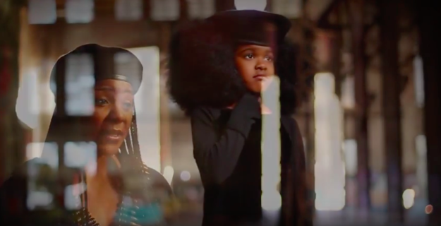 Johnson rhymes, "If I could talk to my 10-year-old self, I would tell her not to be jealous or envy the little black girl with curly hair who got straight A's in class sitting right next to me."