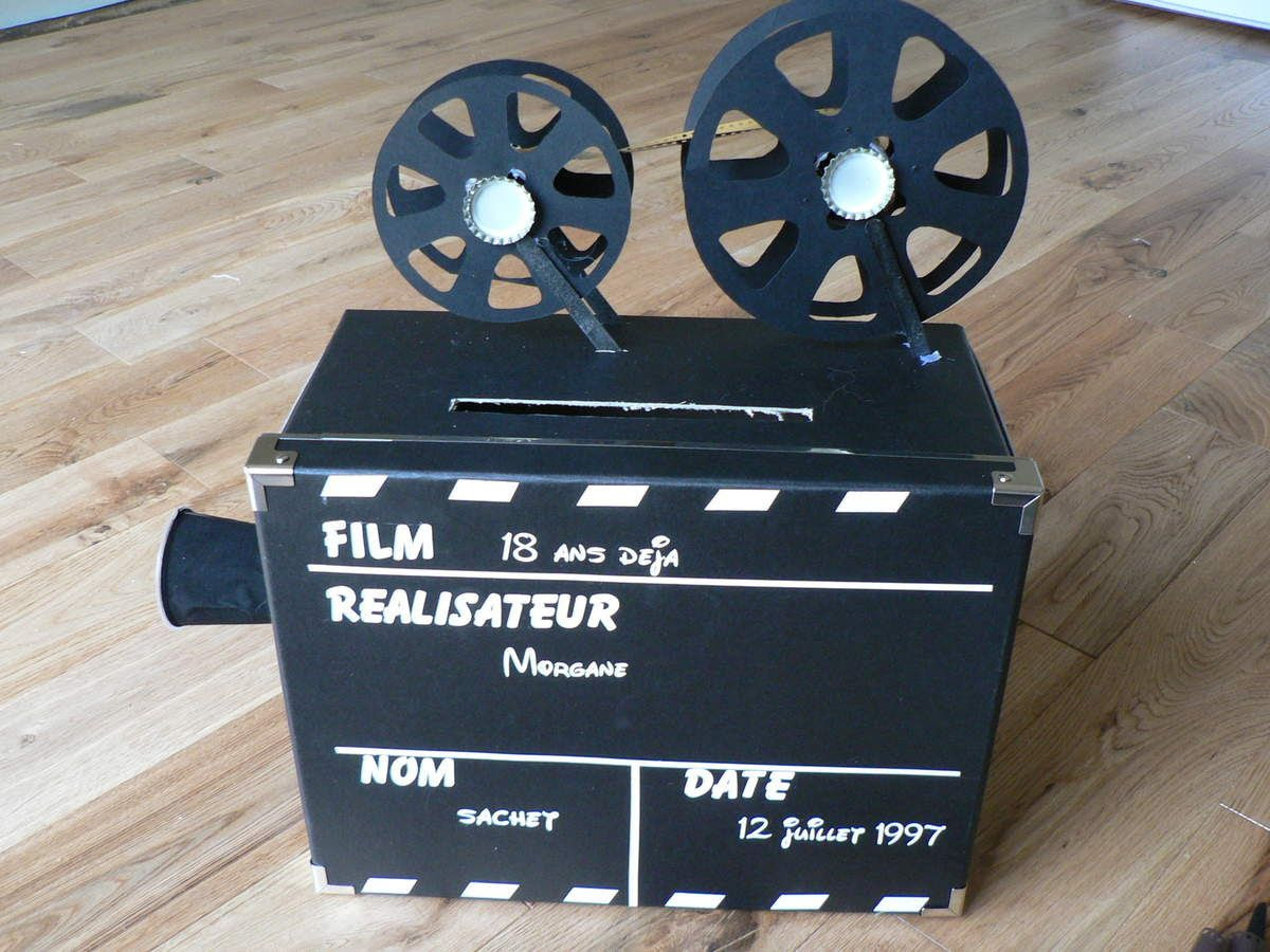 Urne Camera De Cinema Anniversaire 18 Ans