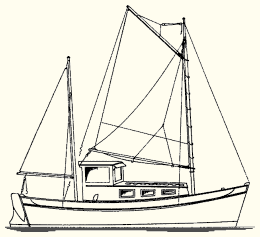 Thread: Small power boats with auxiliary sails?