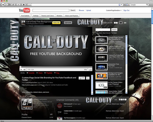 Call of Duty Black Ops Free YouTube Background 