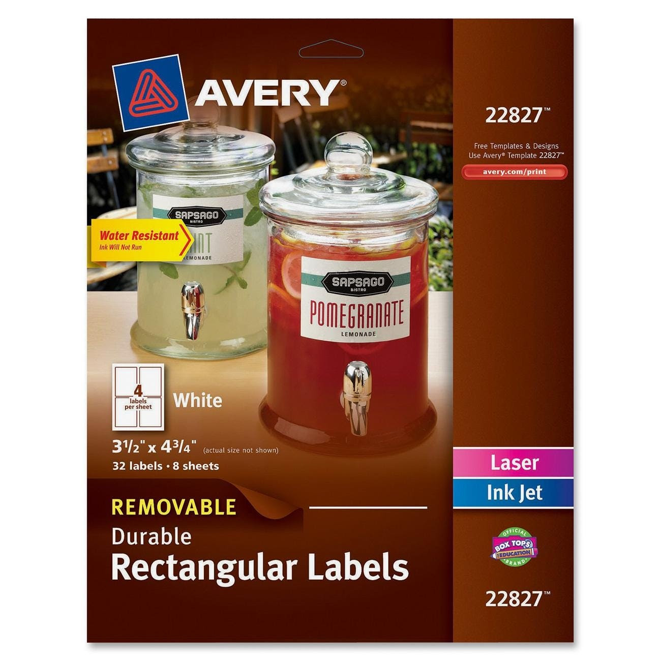 Avery Removable Durable Rectangular Labels - LD Products