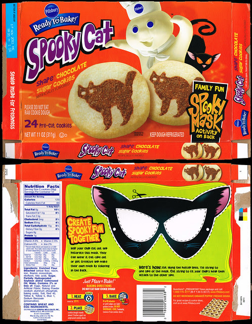 Pillsbury - Ready-to-Bake - Spooky Cat Shape sugar cookies ...