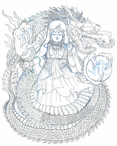 観音様イラスト アークデザイン