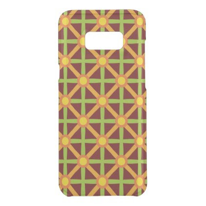 Funky Green &amp; Orange Pattern Uncommon Samsung Galaxy S8+ Case