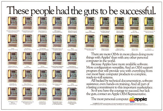 vintage apple advertisements