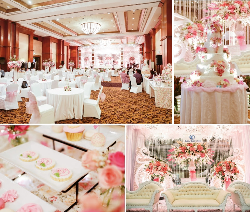 Tema Dekorasi  Pernikahan  Parisian Cherry Blossom 