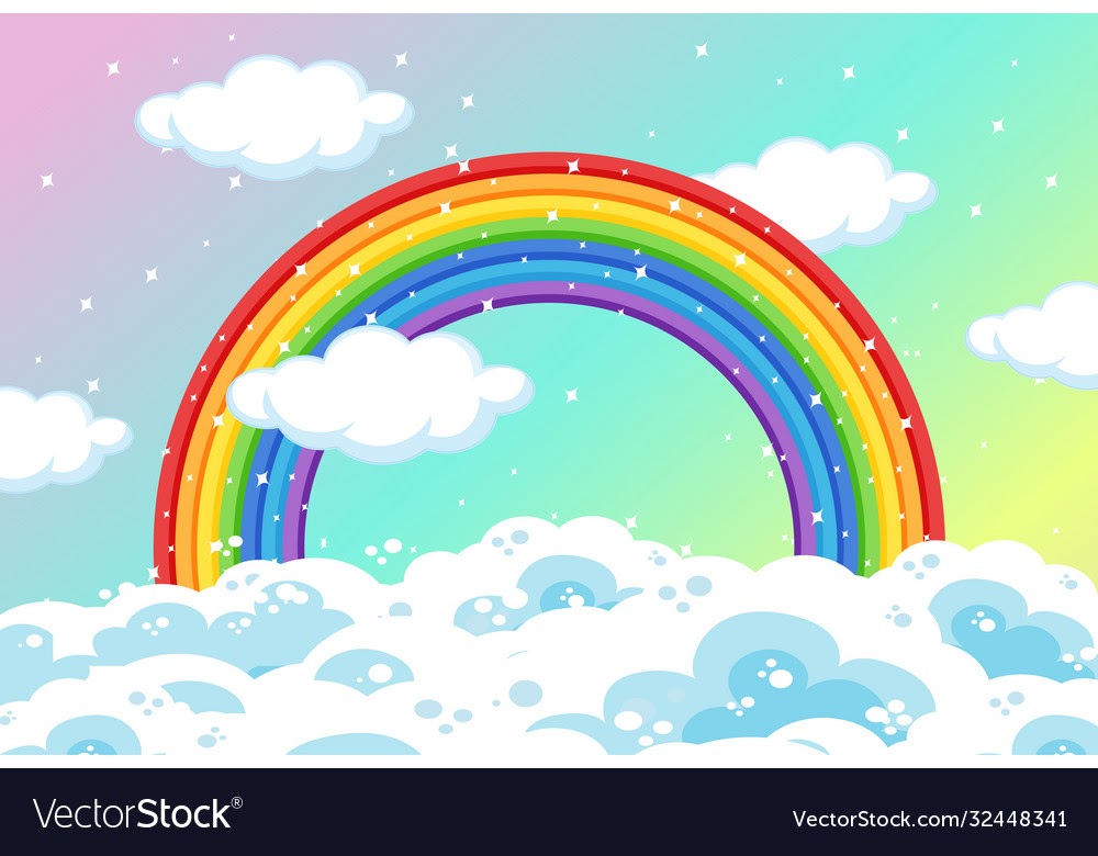 Download Pastel Rainbow With Clouds Svg - 129+ Popular SVG Design for Cricut, Silhouette and Other Machine
